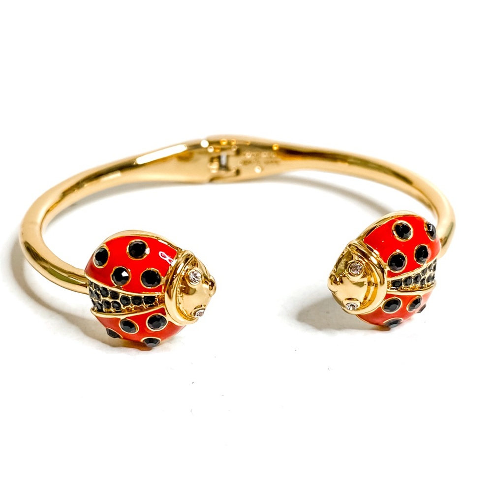 kate spade Red and Gold Ladybug Bracelet